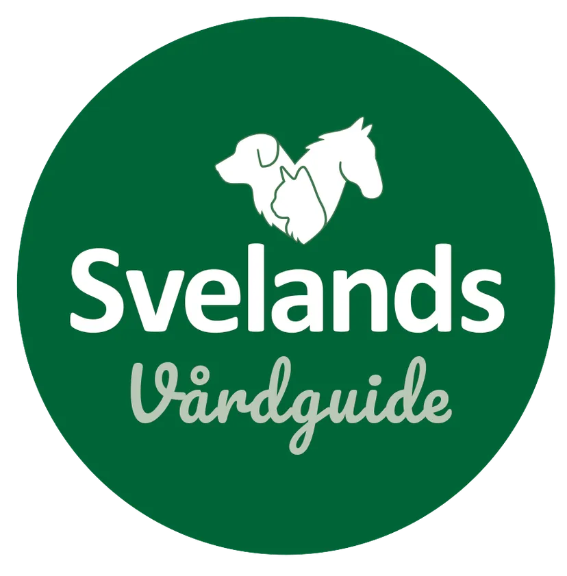 Sveland logotyp med hjärta av hund, katt och häst